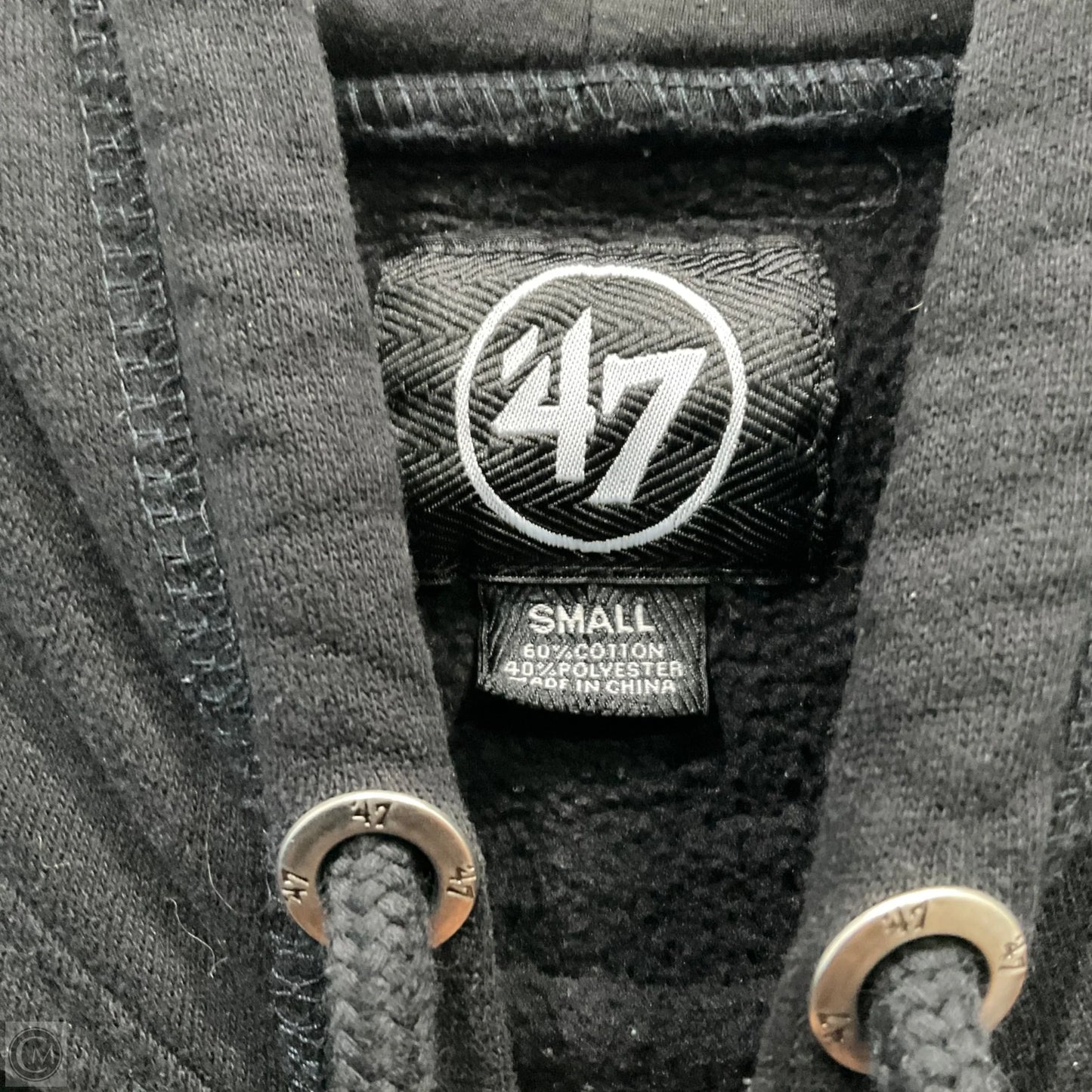 Sweatshirt Hoodie By Clothes Mentor In Black, Size: S