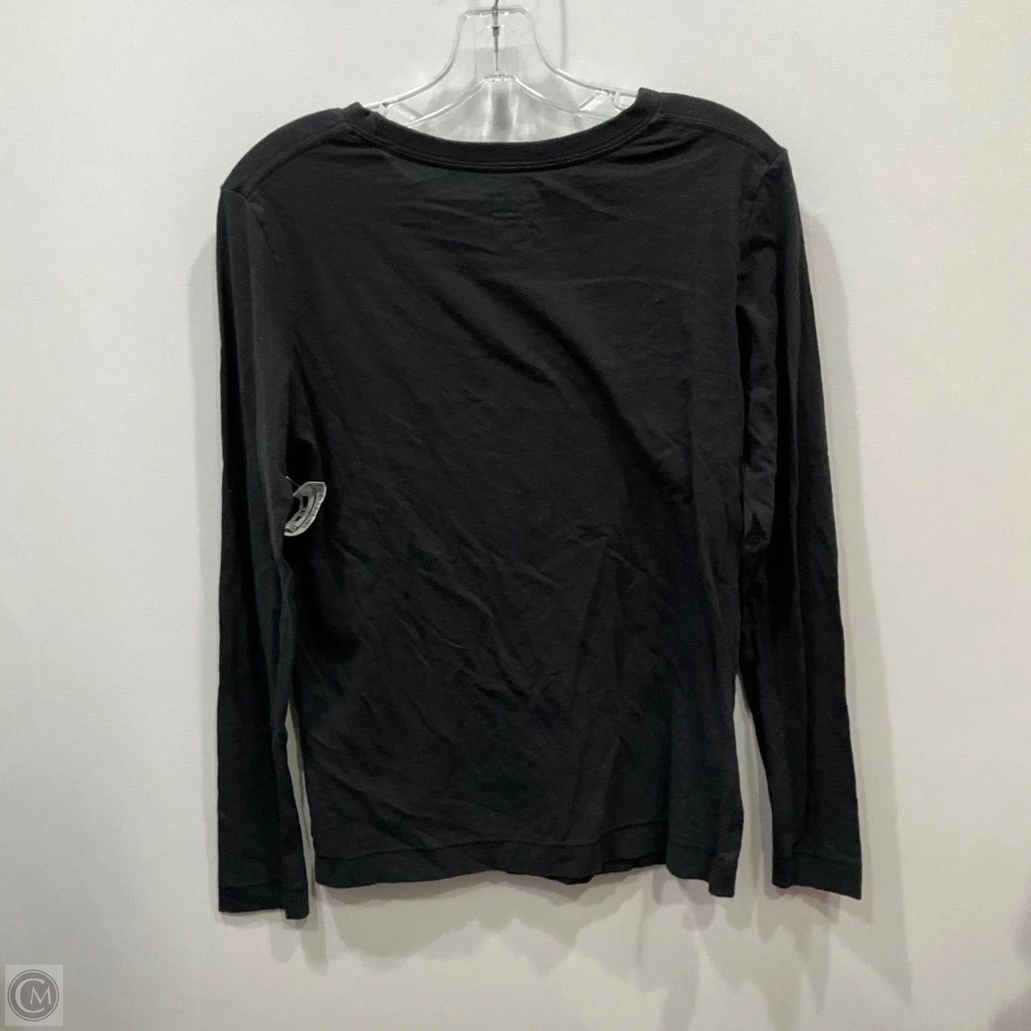 Top Long Sleeve Basic By Champion In Black, Size: S