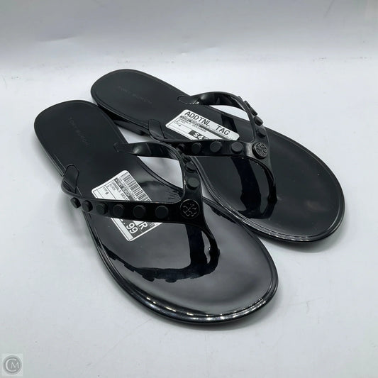 Sandals Designer By Tory Burch In Black, Size: 8