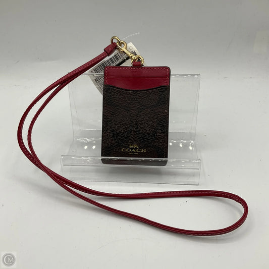 Lanyard Designer By Coach, Size: Small