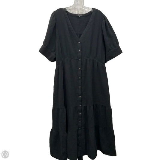 Dress Casual Maxi By Madewell In Black, Size: 22