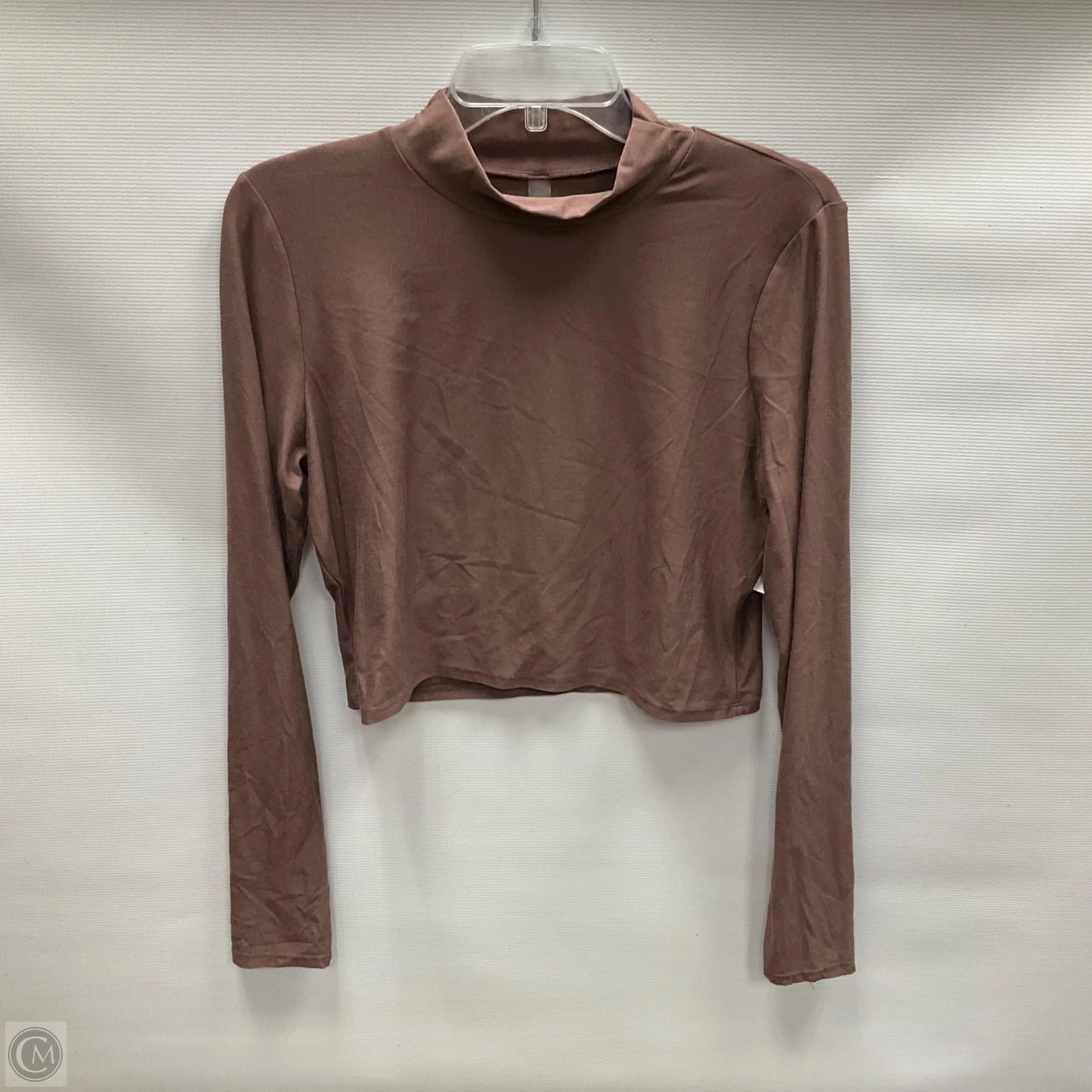 Top Long Sleeve By Beyond Yoga In Brown, Size: Xl