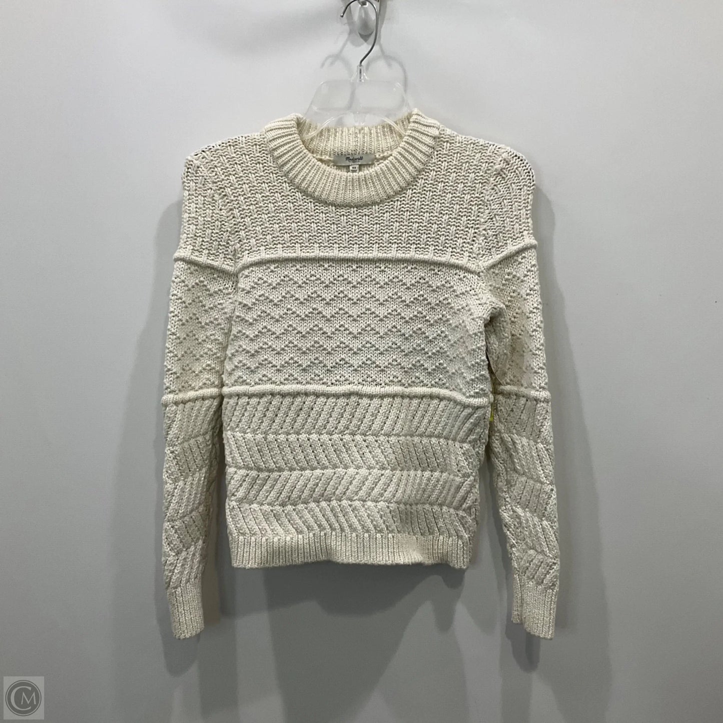 Sweater By Madewell In White, Size: Xs