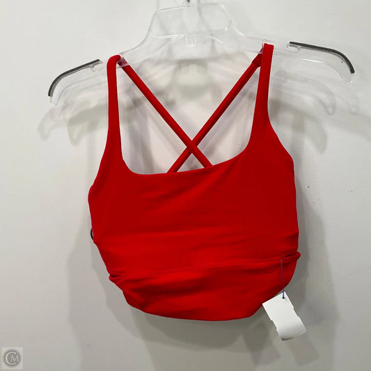 Athletic Tank Top By Cmc In Red, Size: 6
