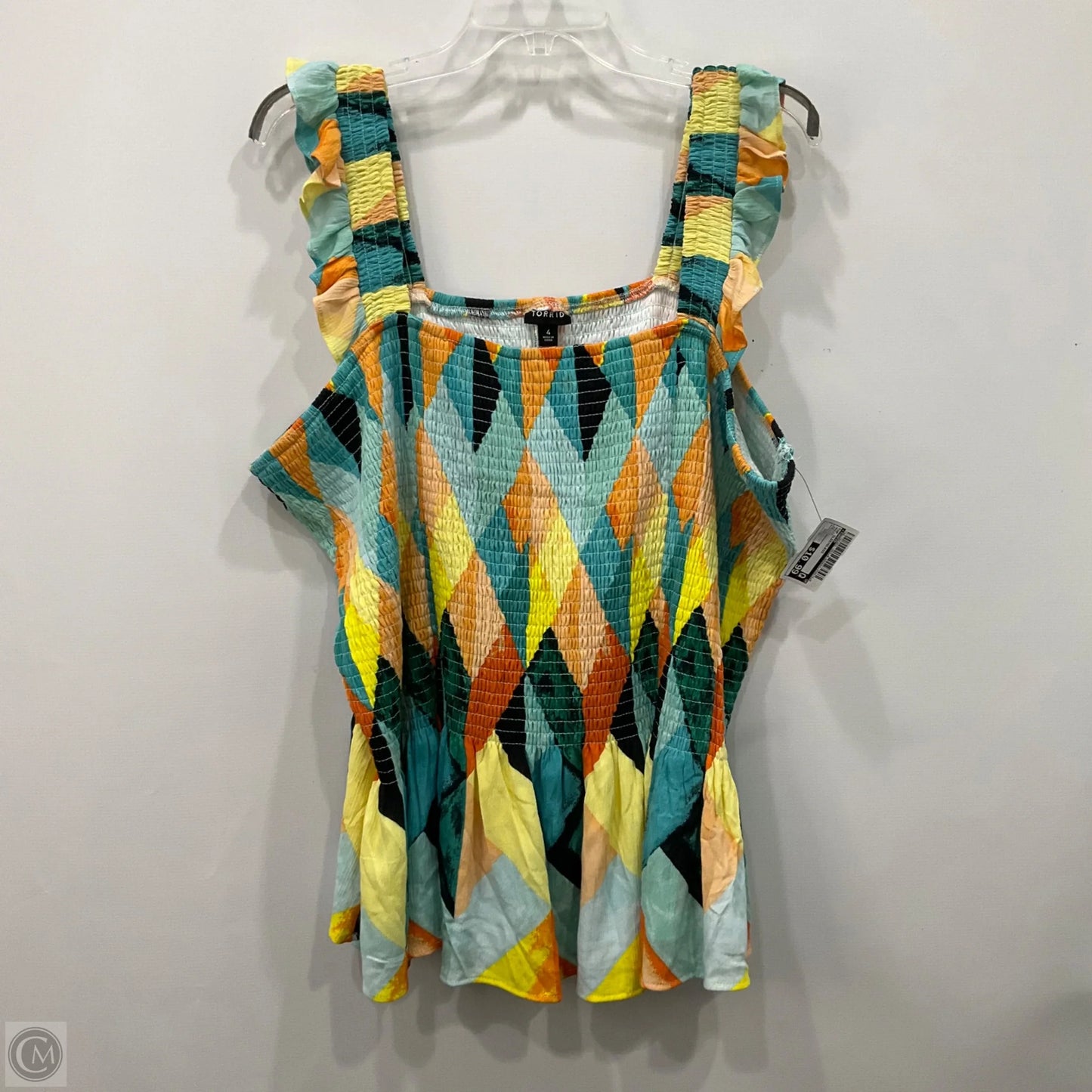 Top Sleeveless By Torrid In Multi-colored, Size: 4x