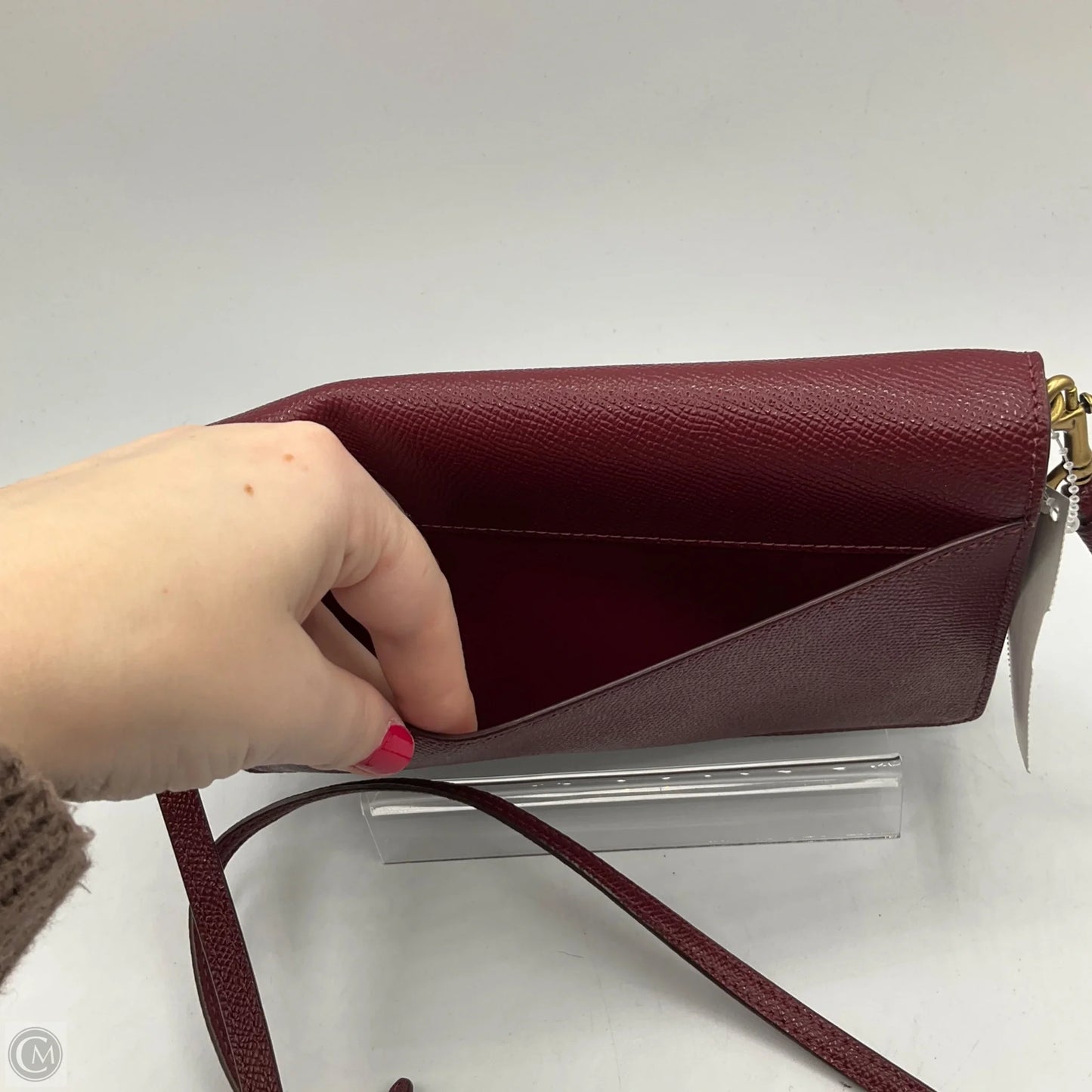 Crossbody Designer By Coach, Size: Small