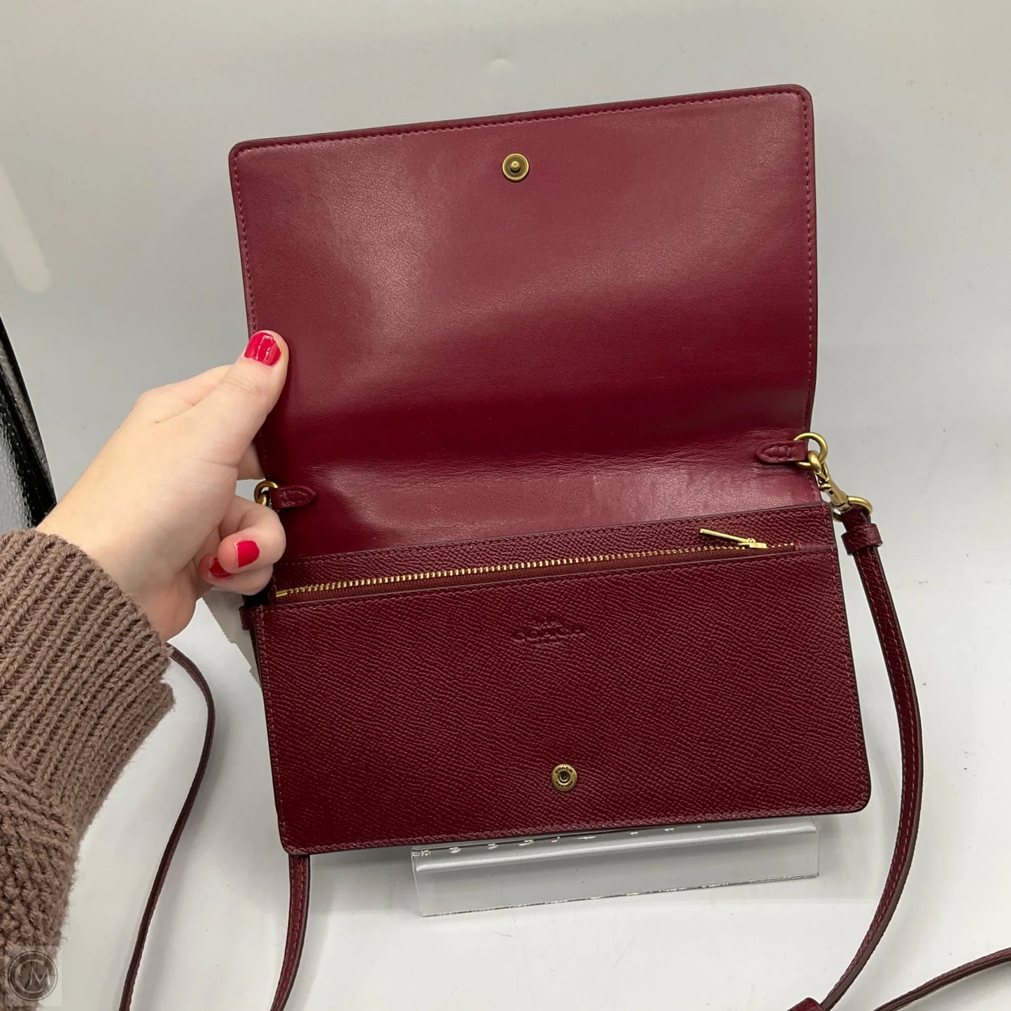 Crossbody Designer By Coach, Size: Small
