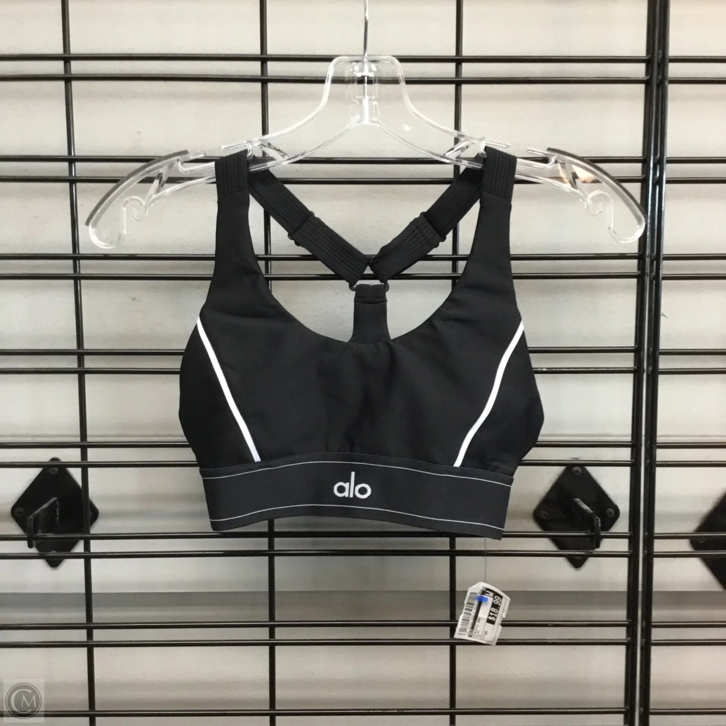 Athletic Bra By Alo In Black, Size: Xs