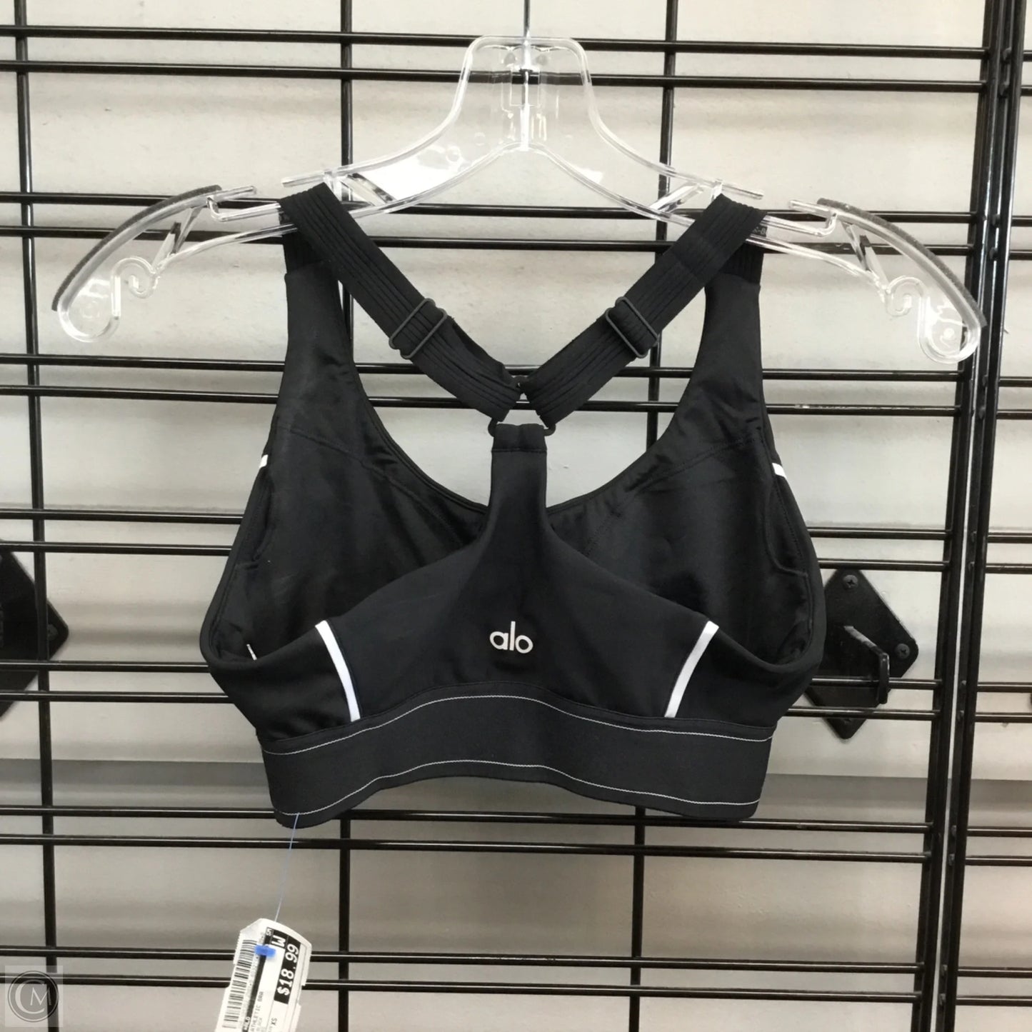 Athletic Bra By Alo In Black, Size: Xs