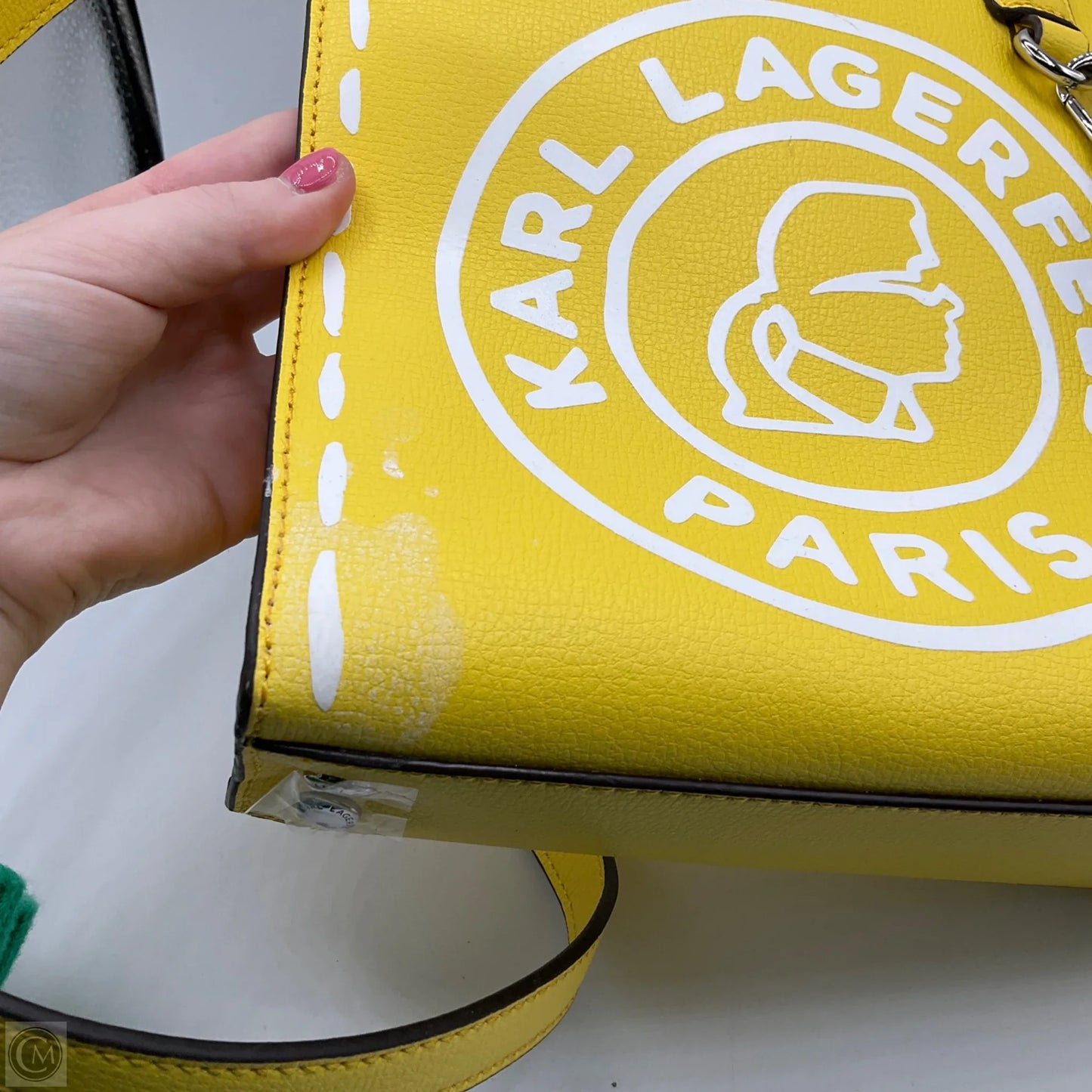 Handbag Designer By Karl Lagerfeld, Size: Medium