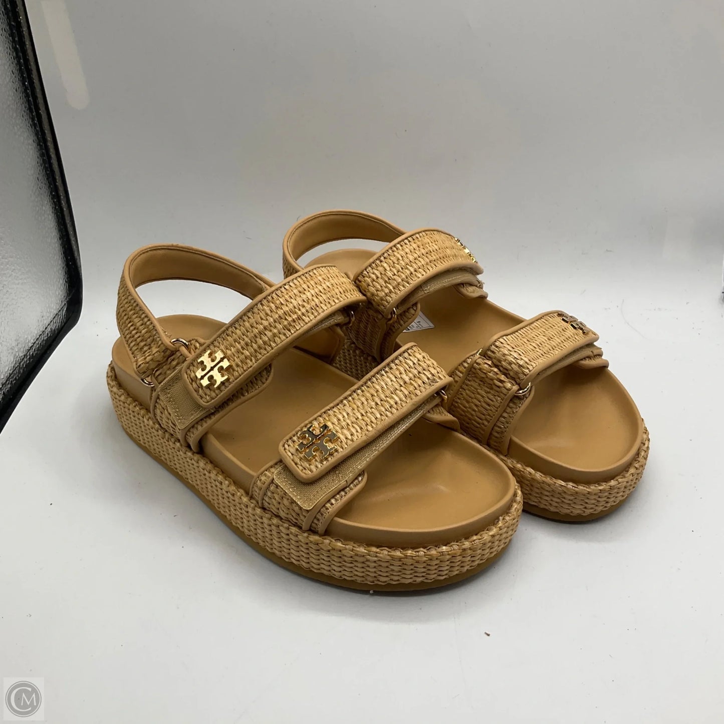 Sandals Designer By Tory Burch In Tan, Size: 8