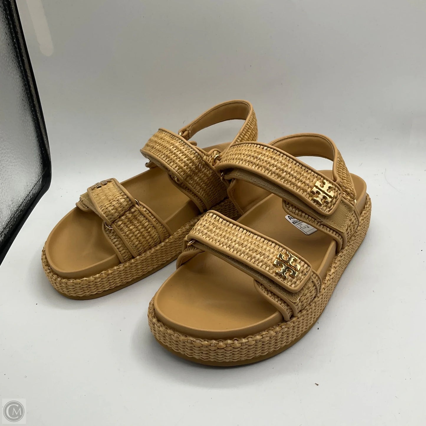 Sandals Designer By Tory Burch In Tan, Size: 8