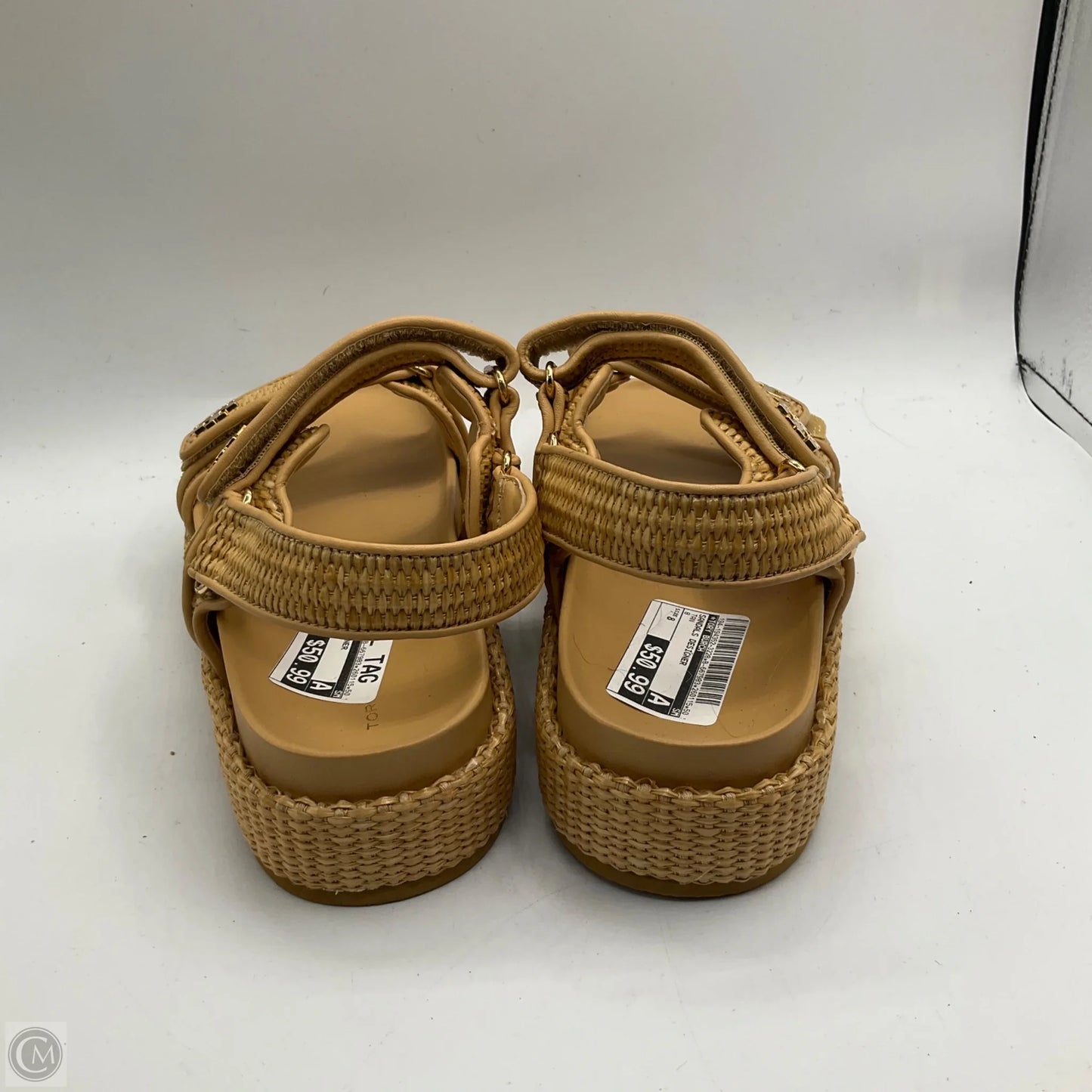 Sandals Designer By Tory Burch In Tan, Size: 8