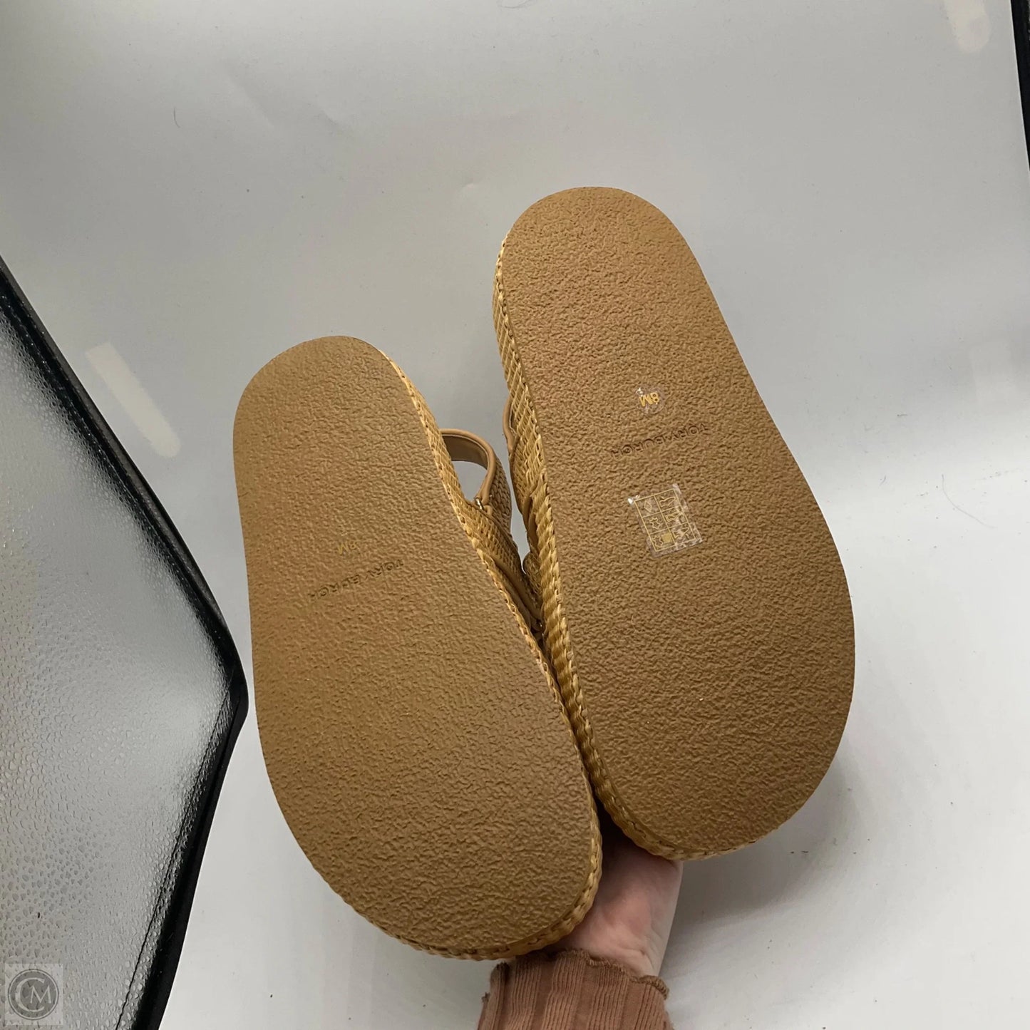 Sandals Designer By Tory Burch In Tan, Size: 8