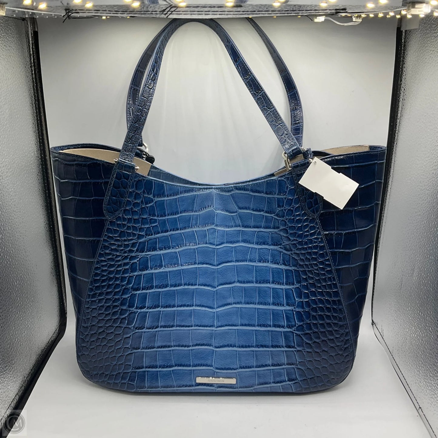 Handbag Designer By Brahmin, Size: Large