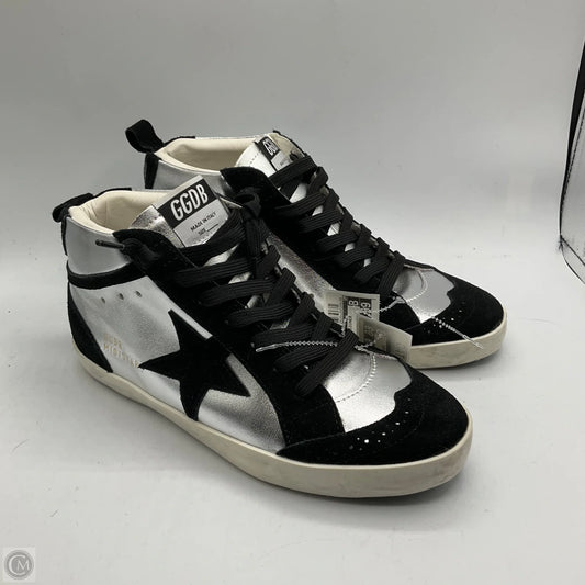Shoes Luxury Designer By Golden Goose In Silver, Size: 9