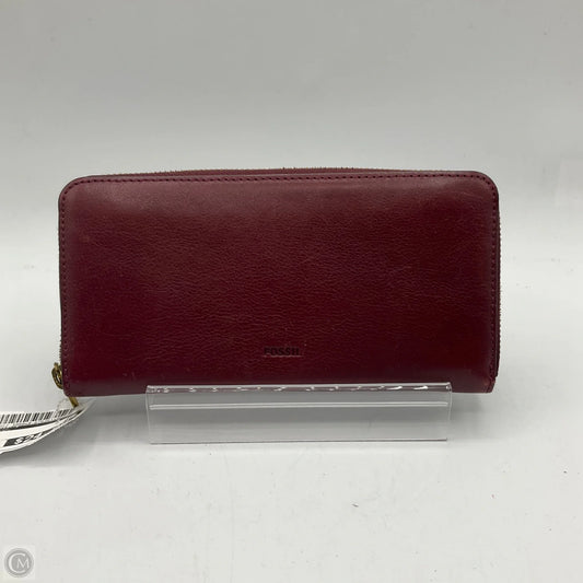 Wallet By Fossil, Size: Large