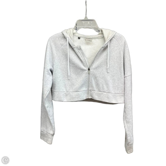 Athletic Sweatshirt Hoodie By Gym Shark In Grey, Size: M