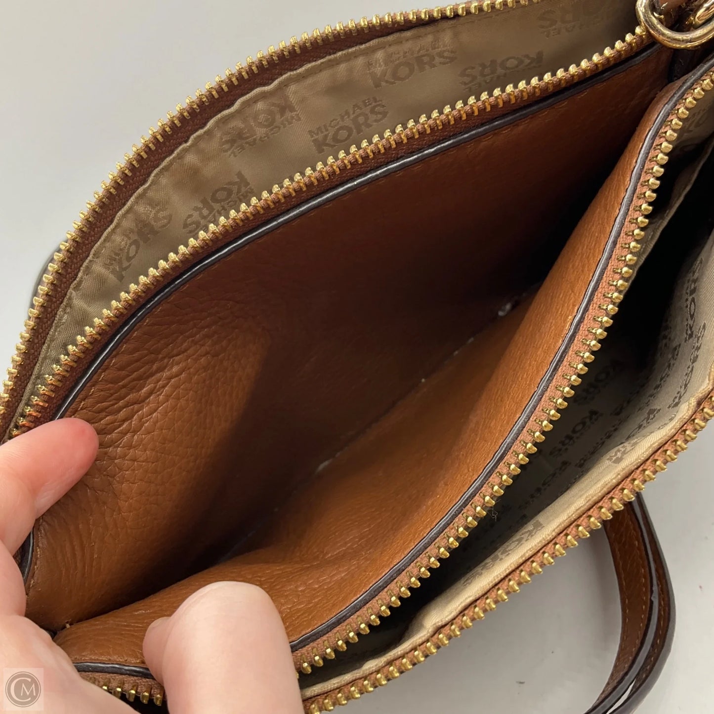 Crossbody Designer By Michael Kors, Size: Medium