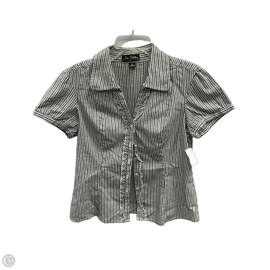 Top Short Sleeve By Clothes Mentor In Striped Pattern, Size: Xl