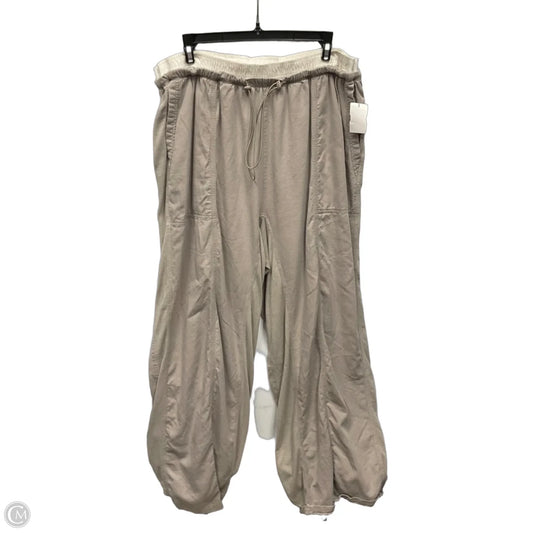 Pants Wide Leg By Daily Practice By Anthropologie In Tan, Size: Xl