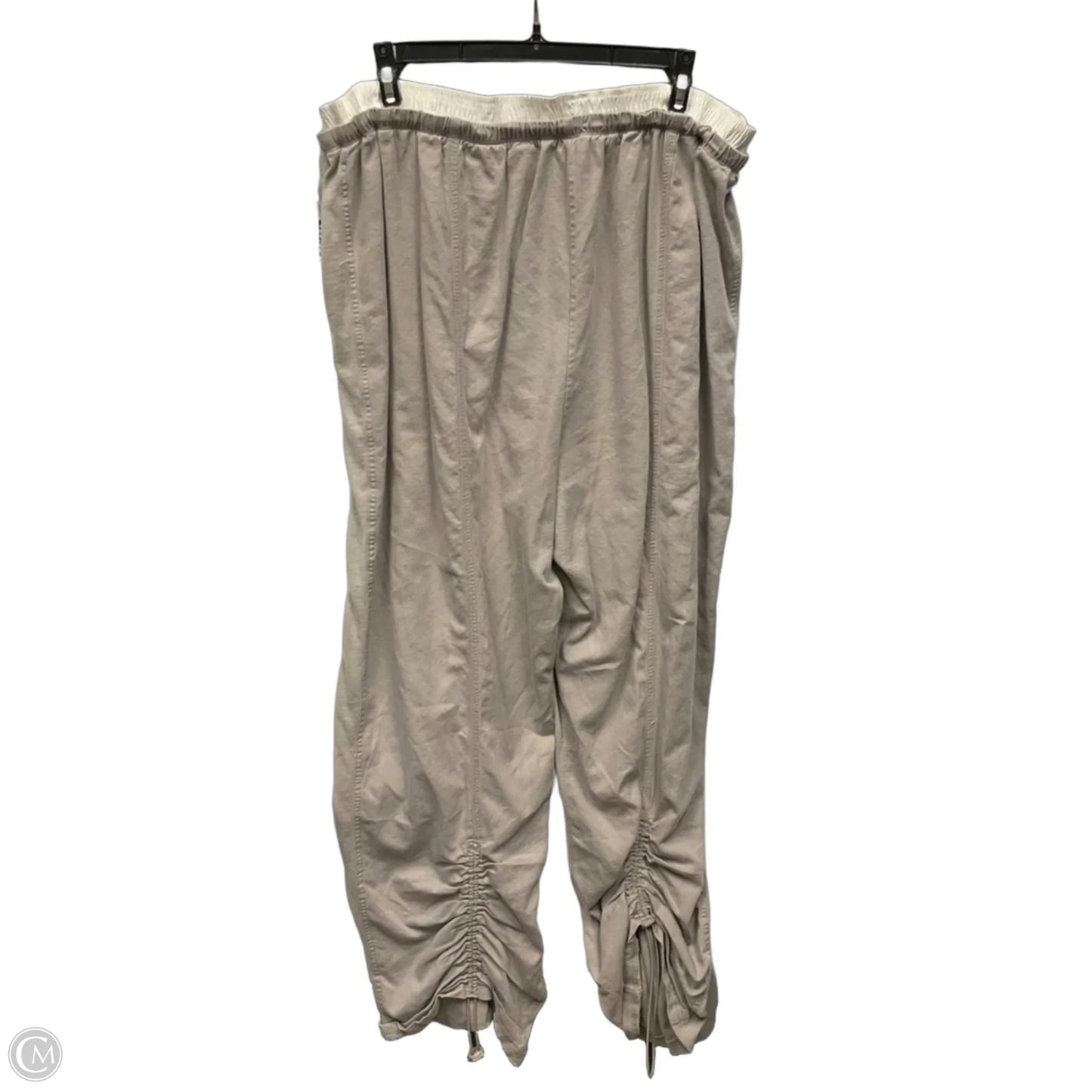 Pants Wide Leg By Daily Practice By Anthropologie In Tan, Size: Xl