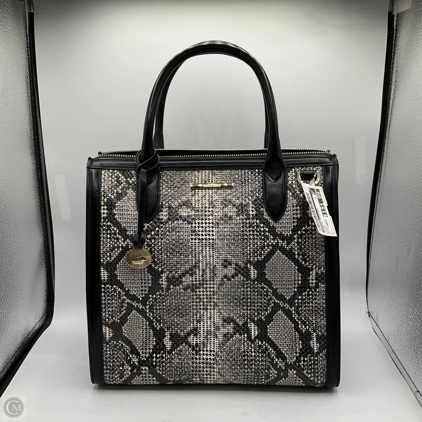 Handbag Designer By Brahmin, Size: Large