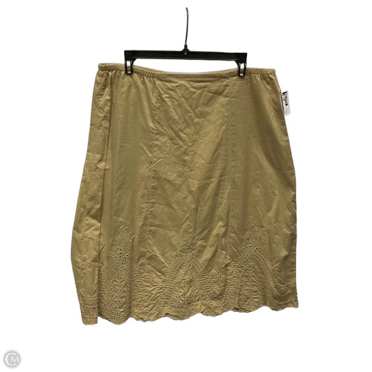 Skirt Short By Gap In Tan, Size: 14