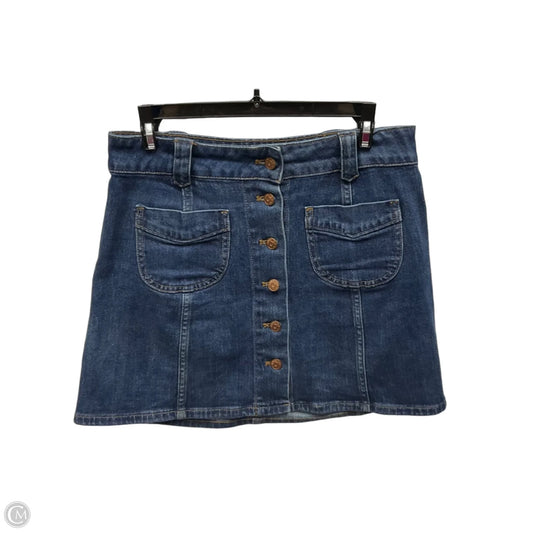 Skirt Mini & Short By Madewell In Blue, Size: 4
