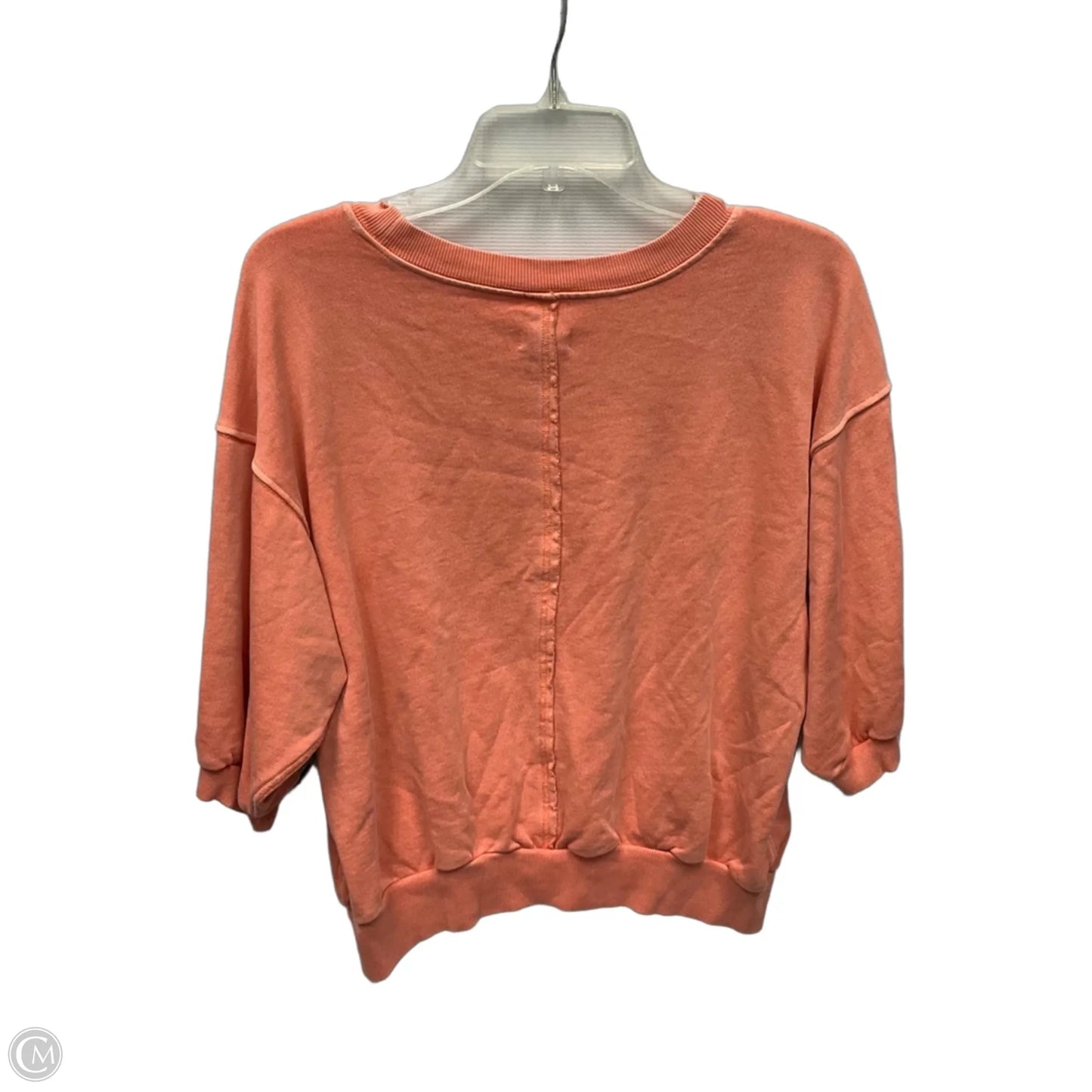Sweatshirt Crewneck By Pilcro In Orange, Size: S