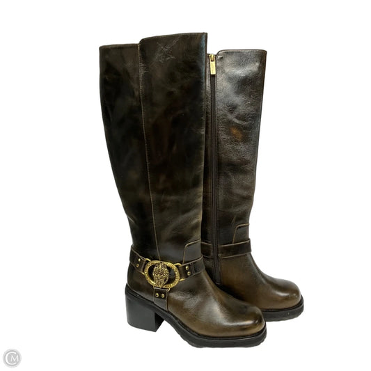 Boots Designer By Kurt Geiger In Brown, Size: 5.5