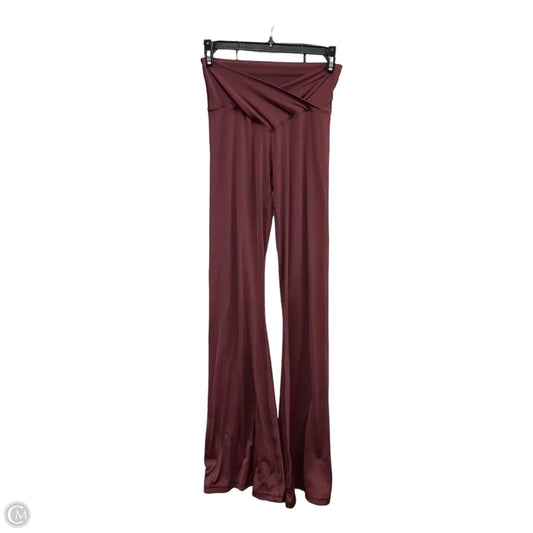 Athletic Leggings By Offline In Maroon, Size: M