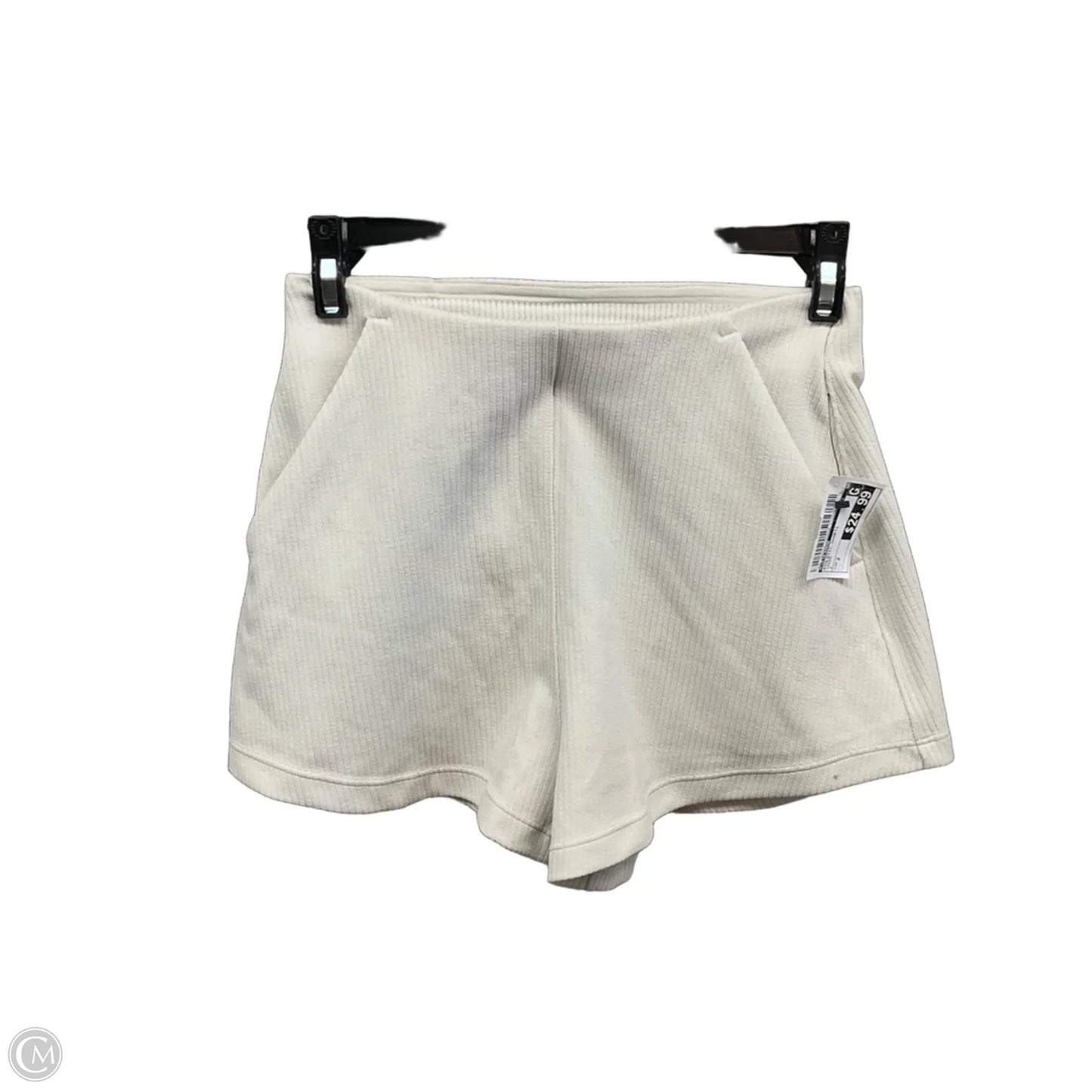 Athletic Shorts By Lululemon In Cream, Size: 2