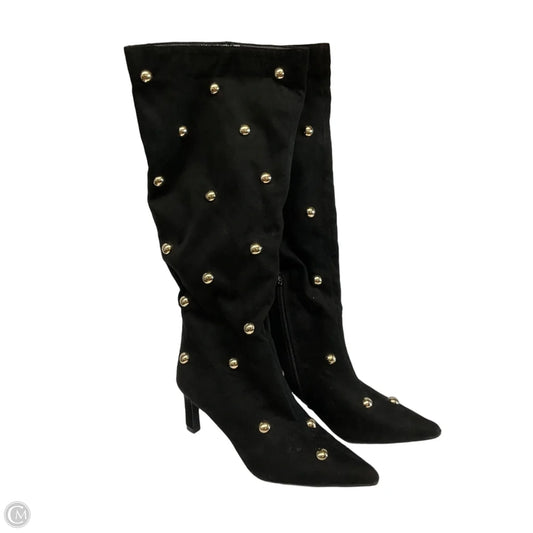 Boots Mid-calf Heels By A New Day In Black, Size: 6