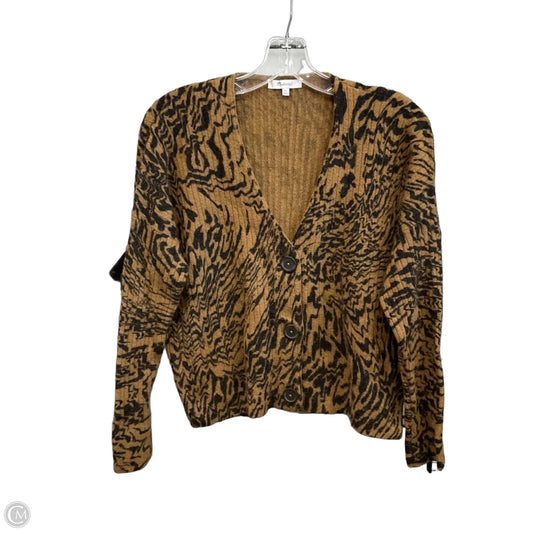 Cardigan By Madewell In Animal Print, Size: Xs