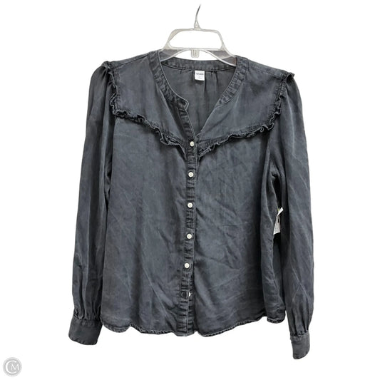 Top Long Sleeve By Old Navy In Black, Size: M