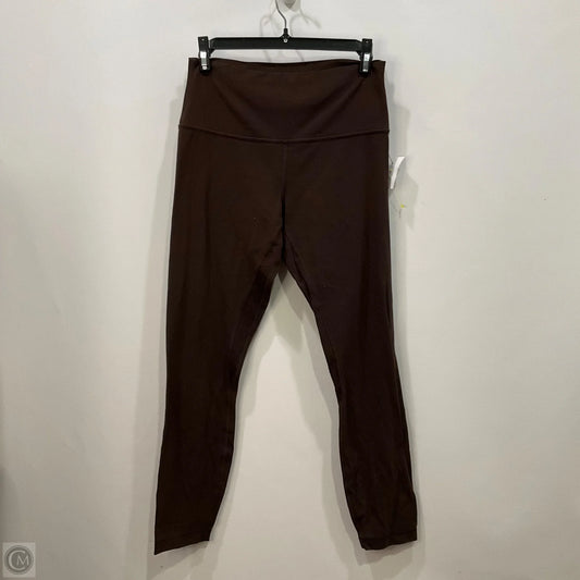 Athletic Leggings By Lululemon In Brown, Size: 8