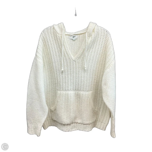 Sweatshirt Hoodie By Aerie In Cream, Size: Sp