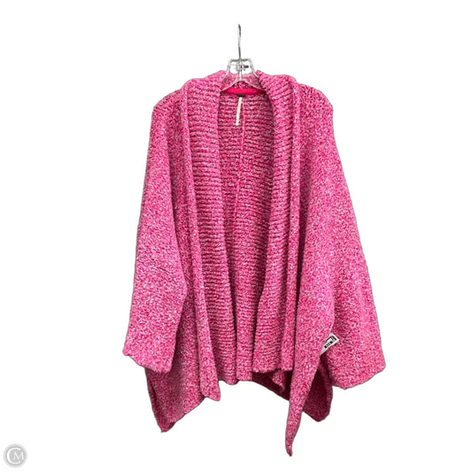 Sweater Cardigan By Free People In Pink, Size: S