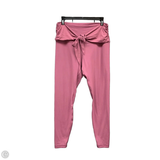 Athletic Leggings By Lululemon In Pink, Size: 12