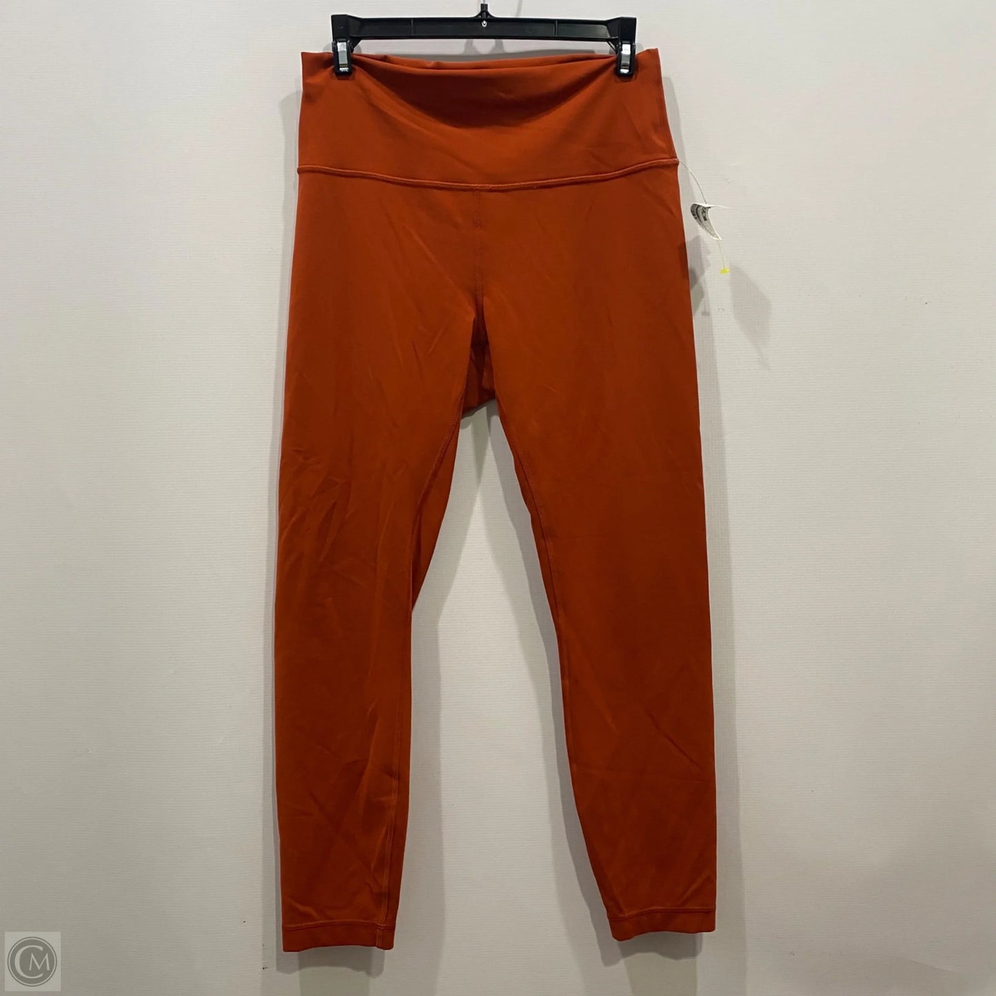 Athletic Leggings Capris By Lululemon In Orange, Size: 10