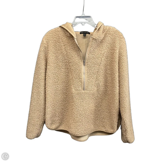 Jacket Fleece By Banana Republic In Tan, Size: M