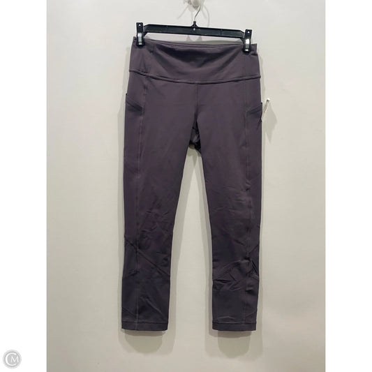 Athletic Leggings Capris By Lululemon In Purple, Size: 4