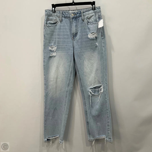 Jeans Straight By Vervet In Blue, Size: 4