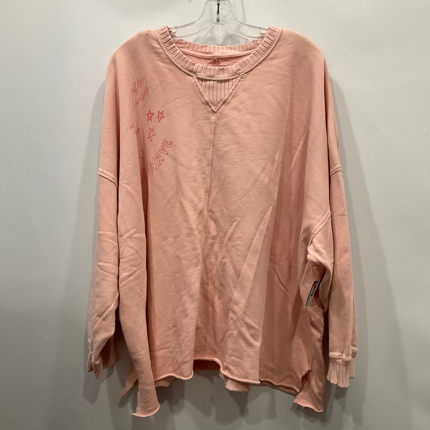 Sweatshirt Crewneck By Aerie In Pink, Size: Xxl