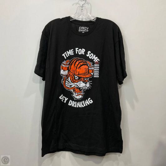 Top Short Sleeve By Nike Apparel In Black, Size: L