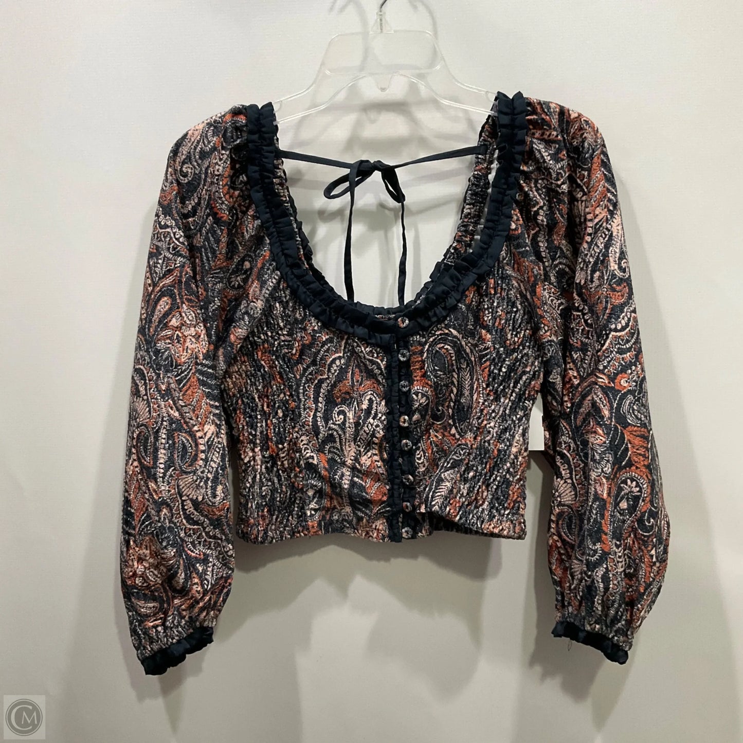 Top Long Sleeve By Free People In Multi-colored, Size: S
