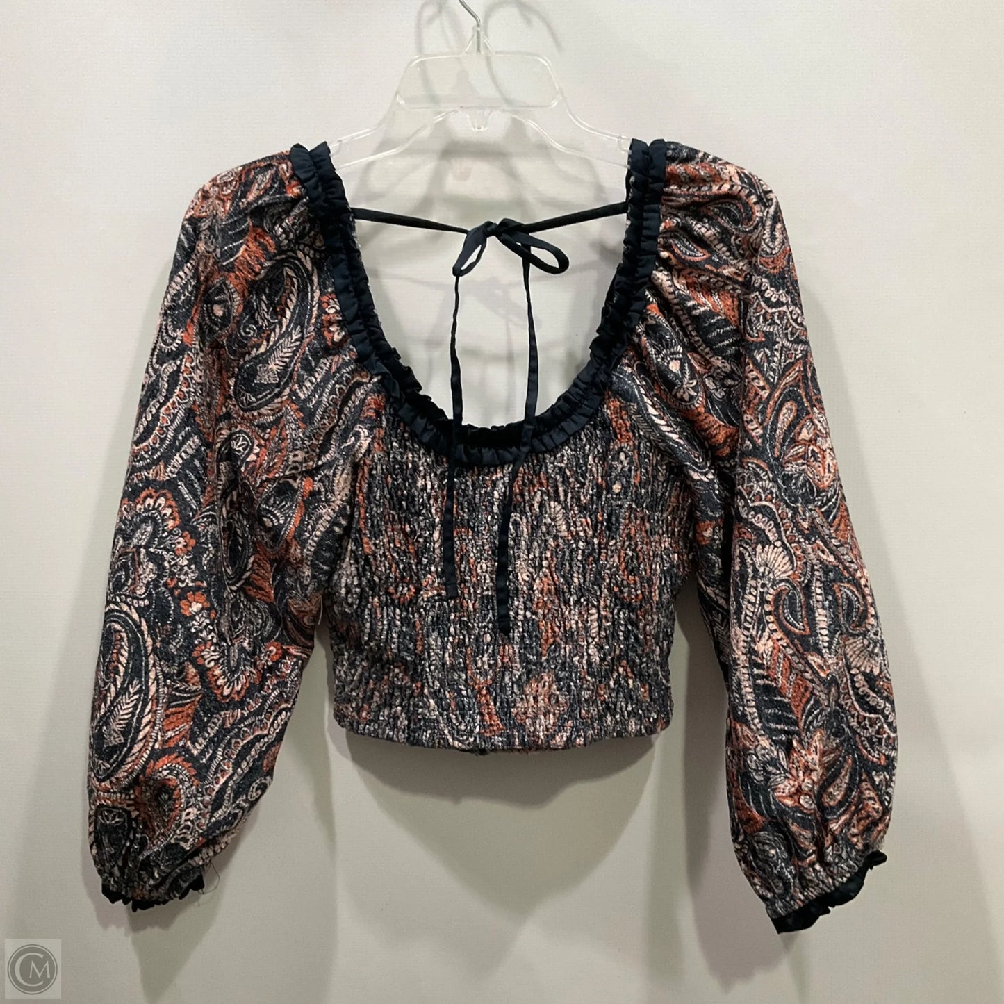 Top Long Sleeve By Free People In Multi-colored, Size: S