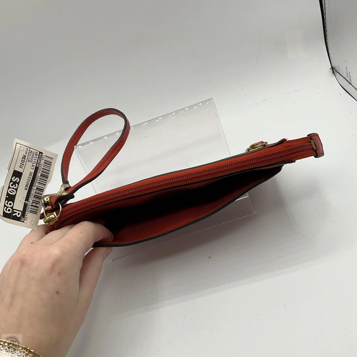 Wristlet Designer By Coach, Size: Medium