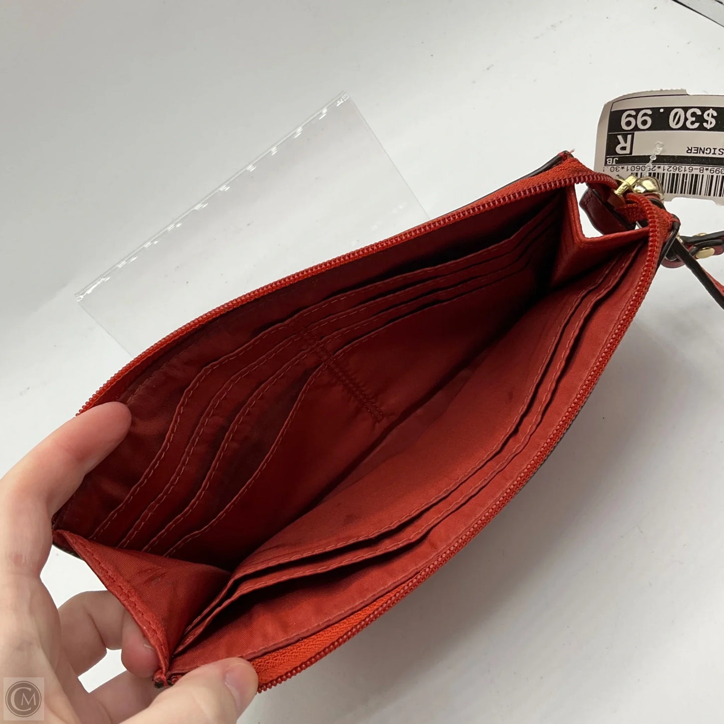 Wristlet Designer By Coach, Size: Medium